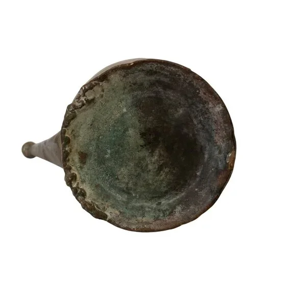 Aged Hand Forged Metal Pitcher Primitive Rustic Antique Decor - Picture 6 of 8